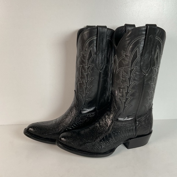 J.B. Dillon Ostrich Leg Cowboy BootsExoticMen’s 8.5 EE